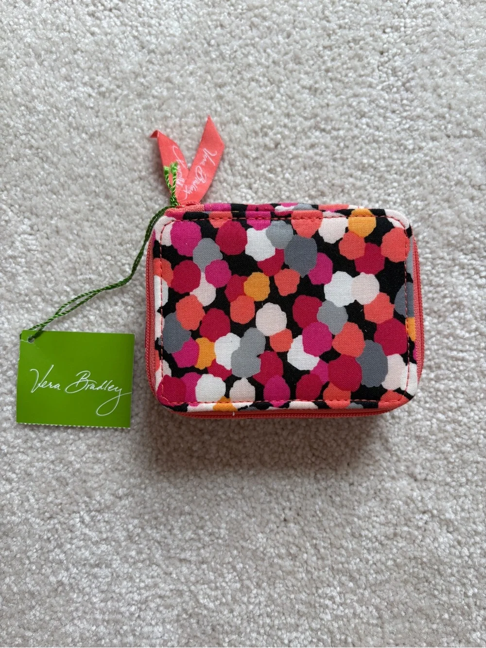 Vera Bradley Travel Pill Case- Pixie Confetti